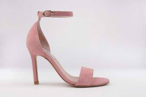 High heel sandals pink suede MARTA