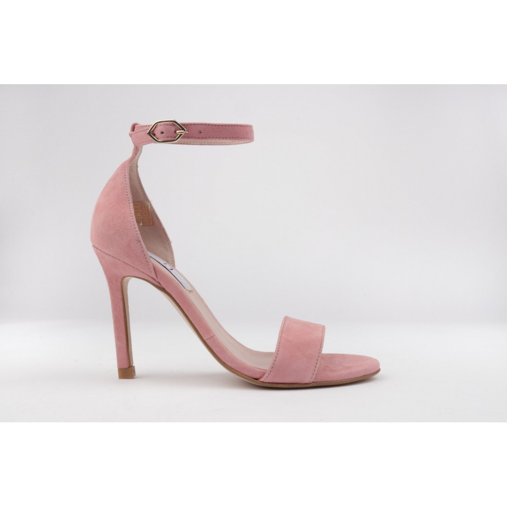 Shoes High-Heeled Sandals High Heel Sandals Evisu High Heel Sandal pink-cream allover print casual look 