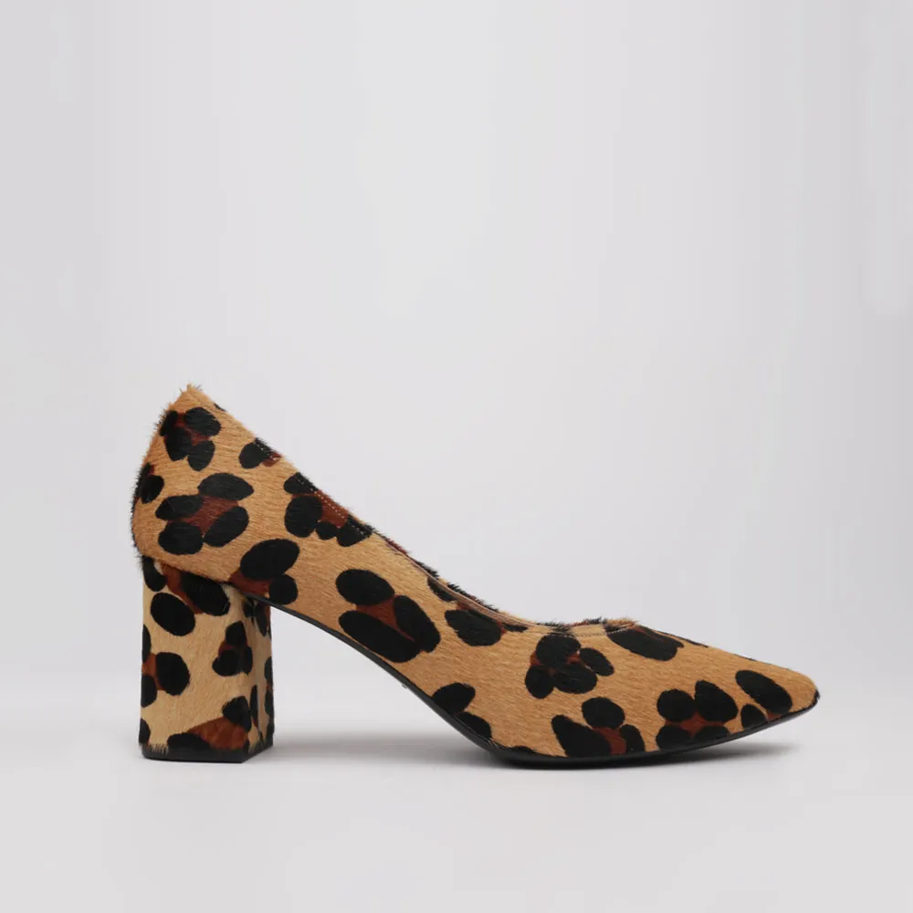 Animal print stilettos ALMA block heel