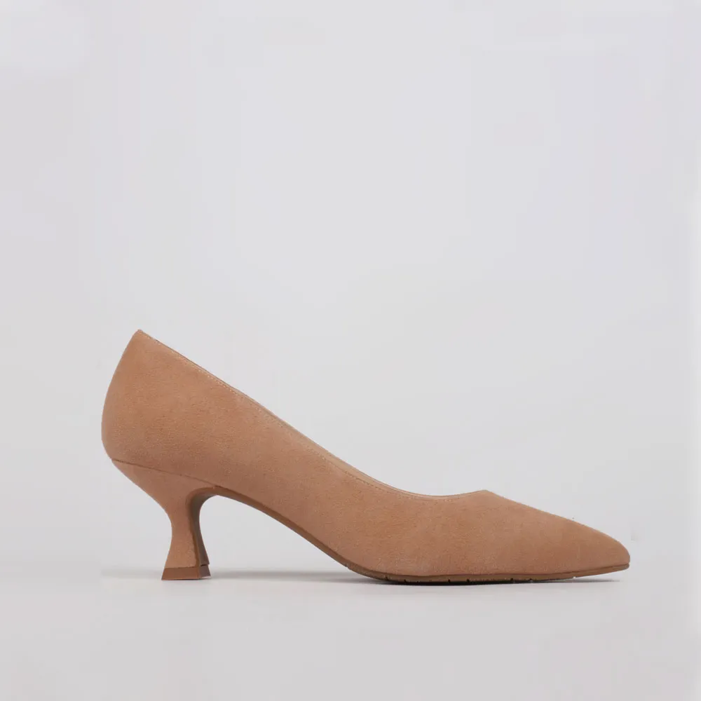 Nude shoes low heel NADIA - Luisa Toledo comfortable stilettos