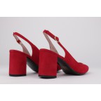 Red slingback shoes OLGA