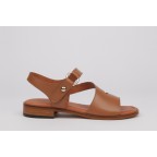 Flat sandals leather color JUANA