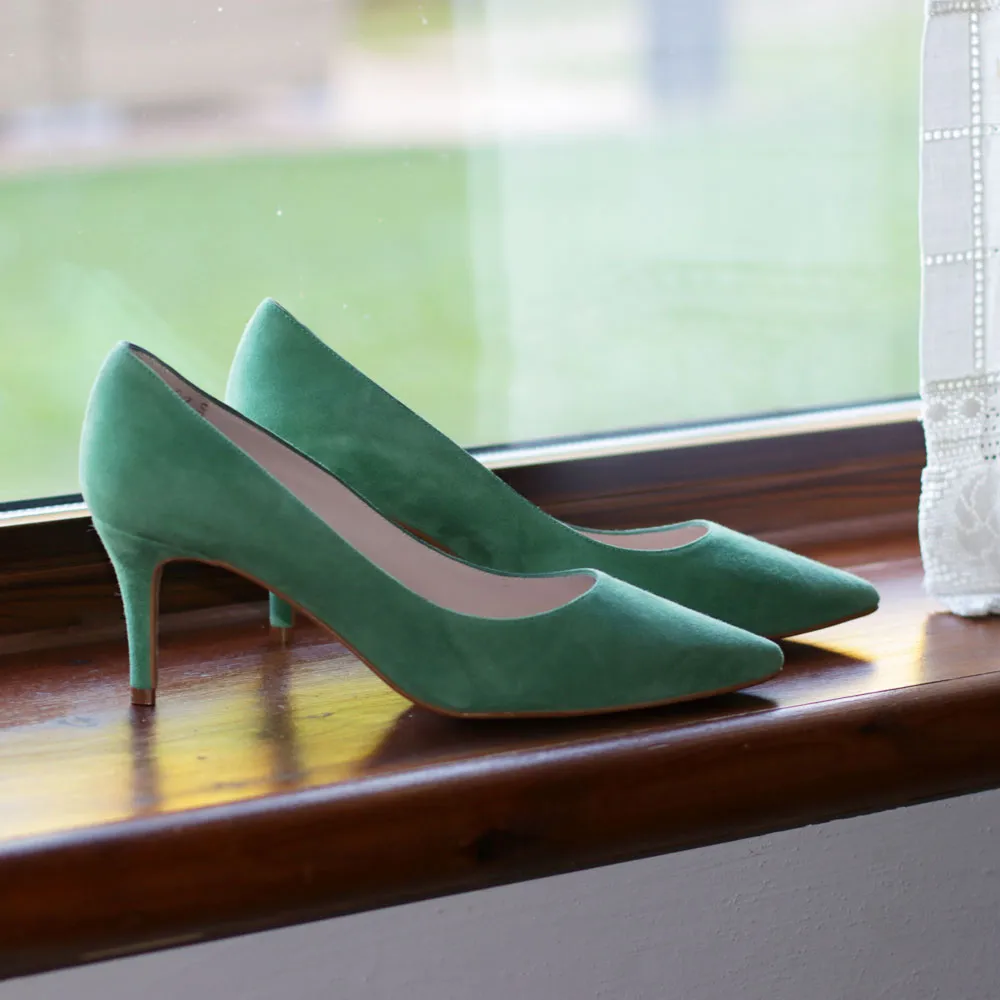 GREEN SHOES - Stilettos mint green ISABELA - Luisa Toledo