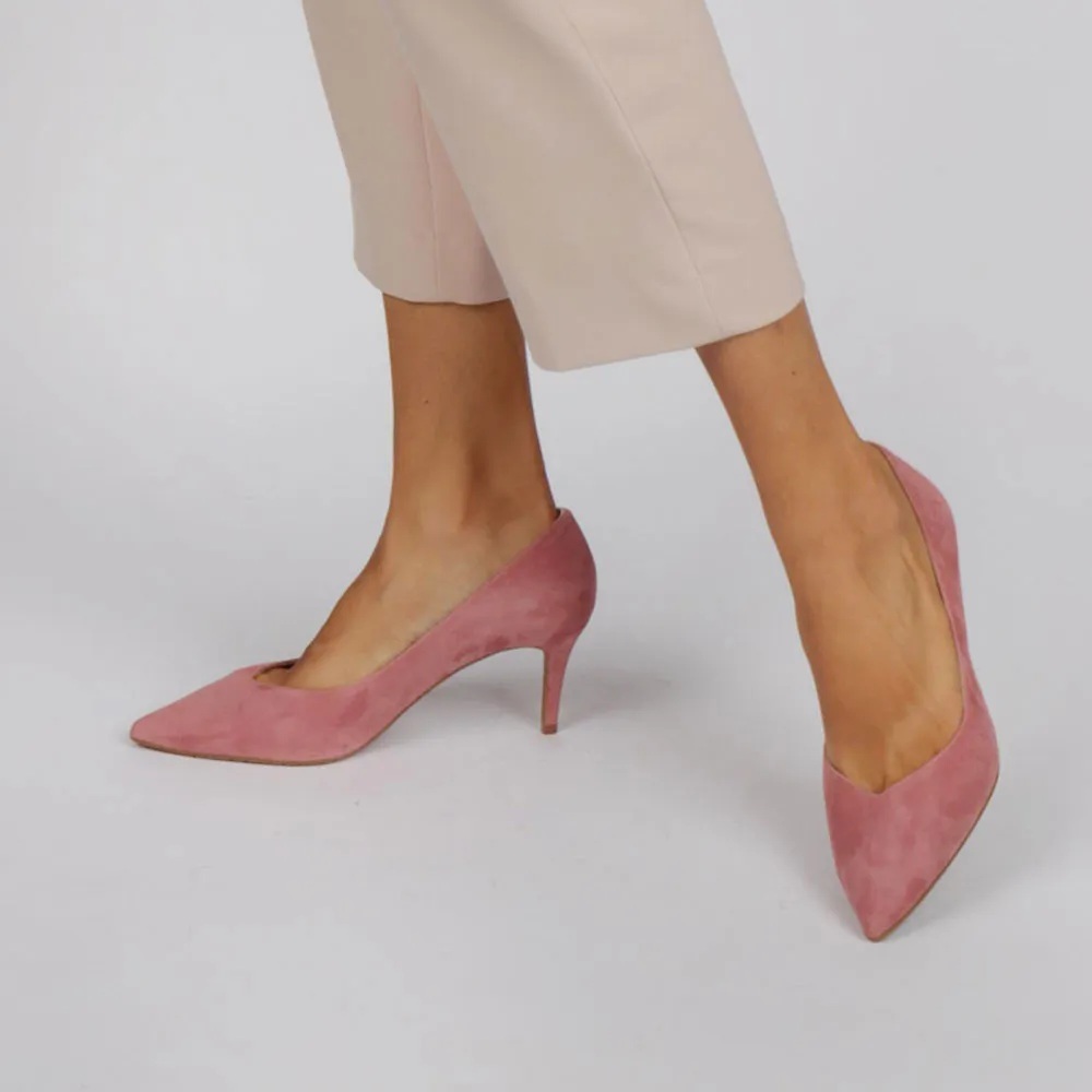 Dusty pink stiletto | Comfortable heel pumps LUISA TOLEDO
