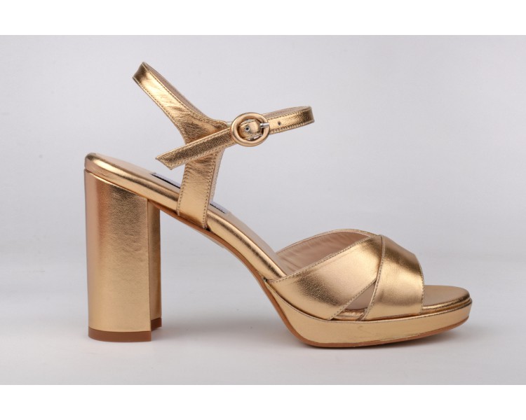 Golden sandals TERESA