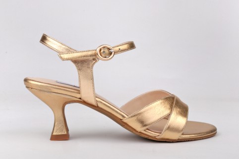 Golden sandals FÁTIMA