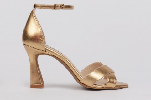Golden sandals CELINA