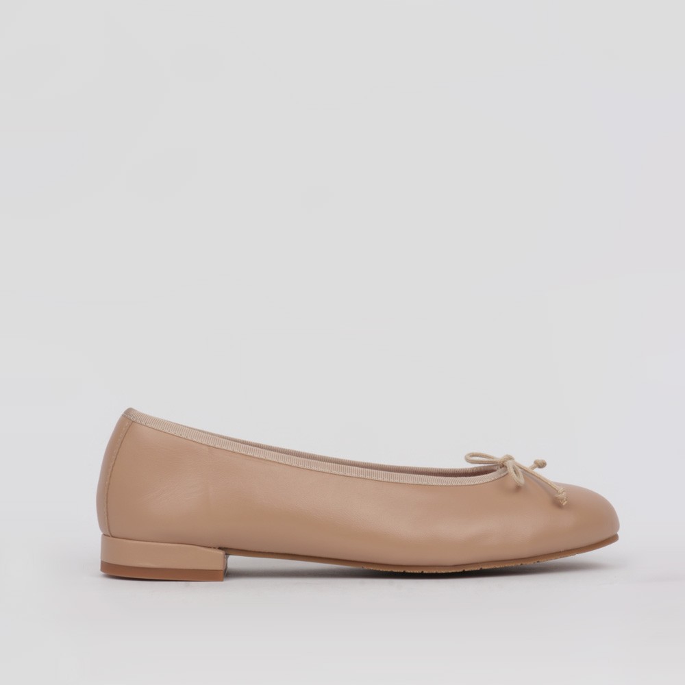 Collection Flat LT Woman Shoes | Beige flat ballerinas TAMARA