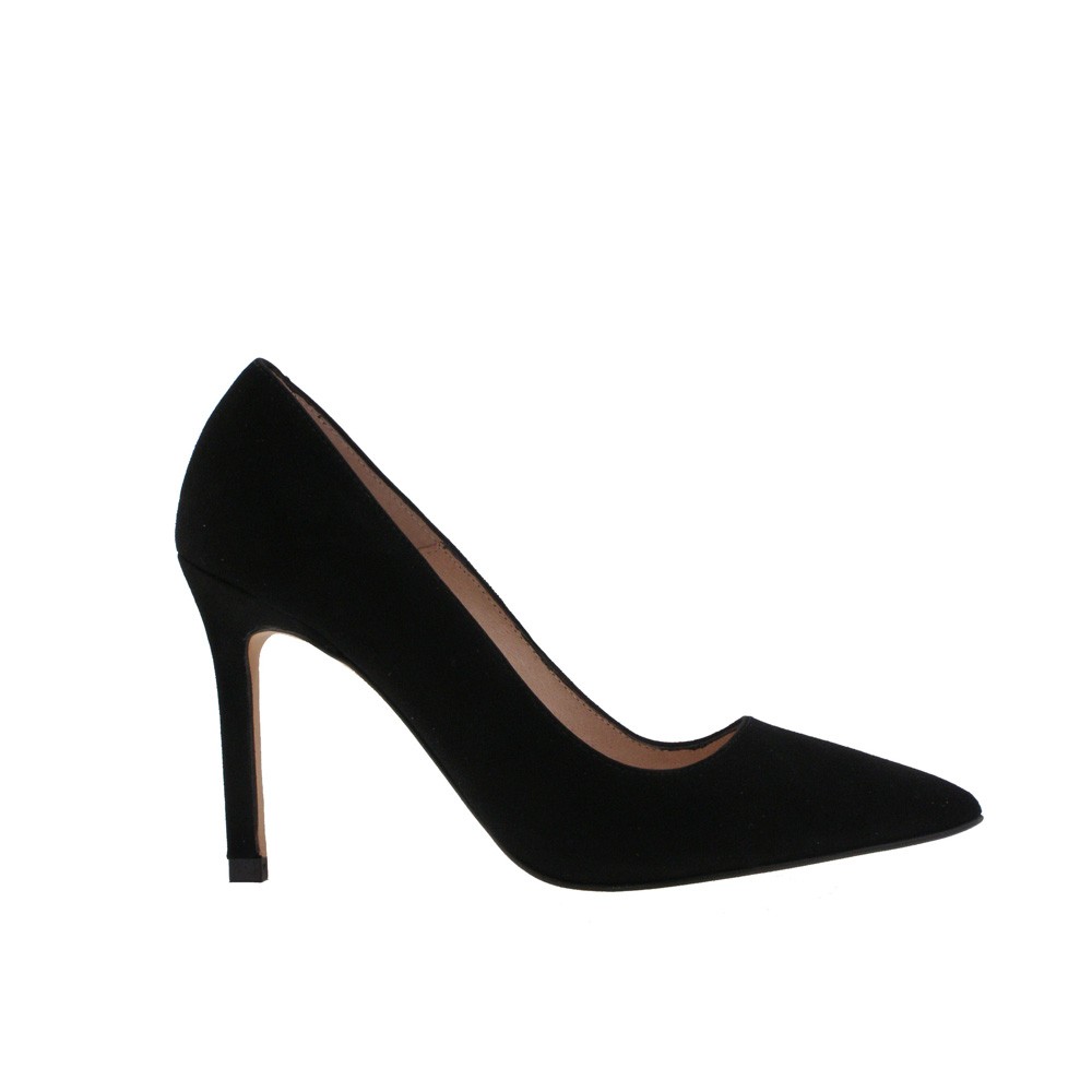 High heel pumps PAOLA black suede