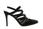 Black stilettos 9 cm. heel CARLA