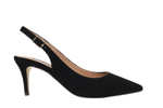 Slingback pumps black suede GOYA