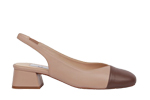 Slingback shoes MIRANDA camel