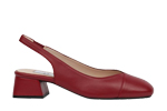 Slingback shoes burgundy MIRANDA