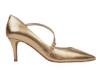 Golden heel pumps LEONOR